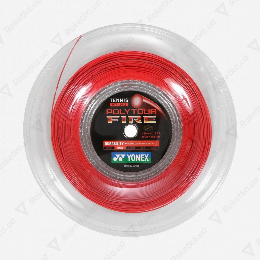 Yonex Poly Tour Fire Red (200m) - купить в Киеве, цены на струны